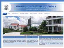 Tablet Screenshot of martinlutherschooldodoma.com
